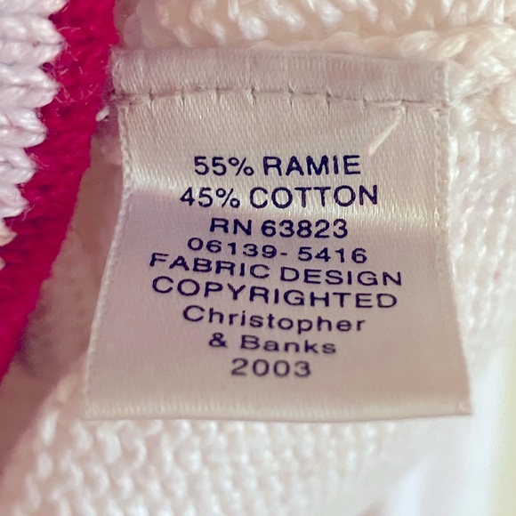 USA Flag Christopher & Banks Sweater - Picture 3 of 4